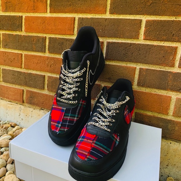 Nike | Shoes | Custom Plaid Air Force 
